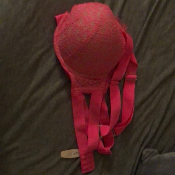 Victoria's Secret Other - Hot pink and tan lace bra, Victoria’s Secret